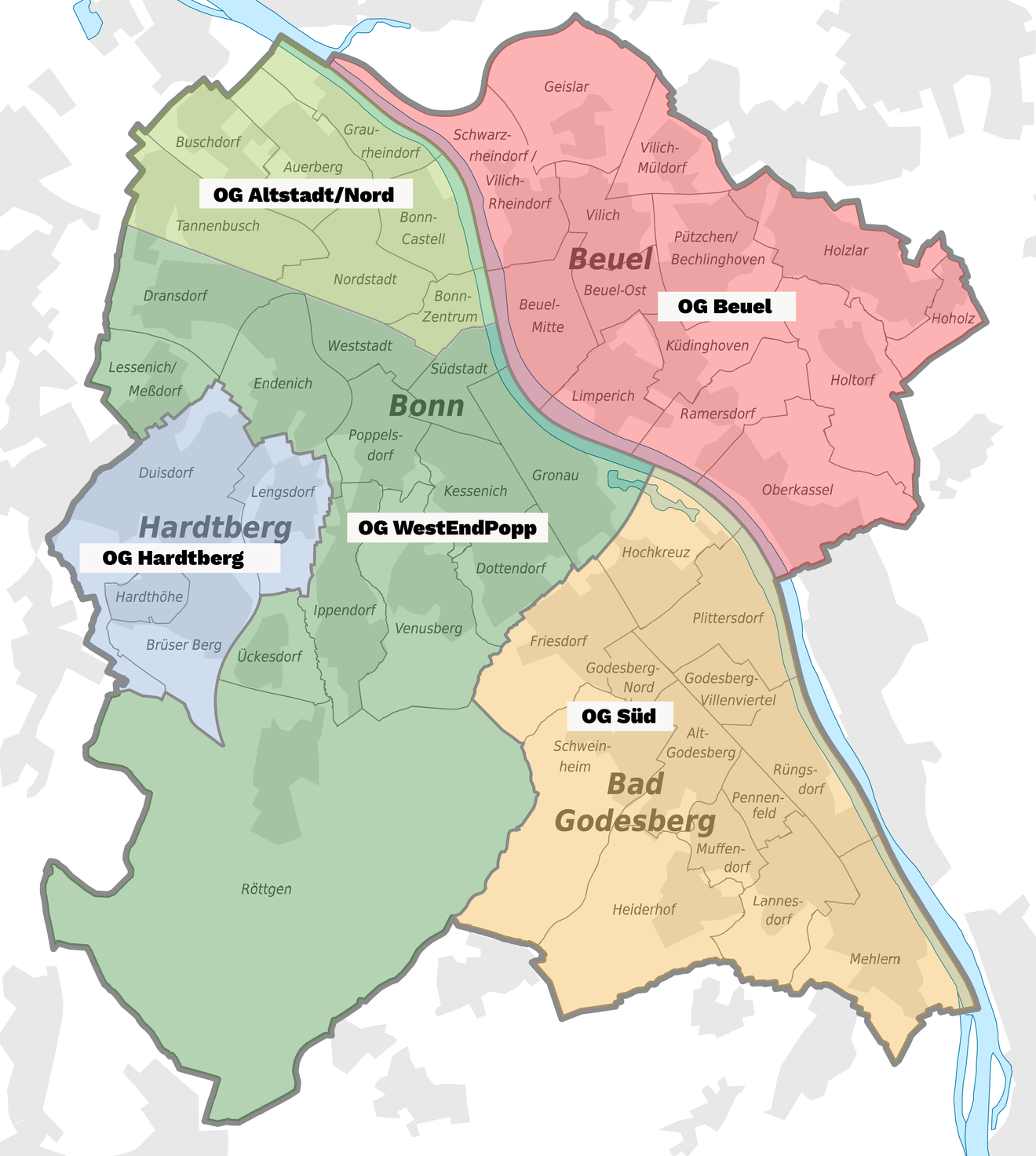 Bonn Ortsgruppen